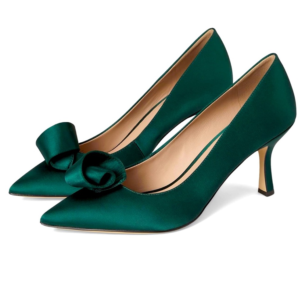 Cole Haan Women's 75mm High Heel Florette- Rainforest Green- BRAND NEW IN BOX
